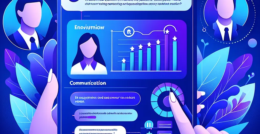 HRM 平台的「绩效面谈功能」包含什么？沟通模板解析